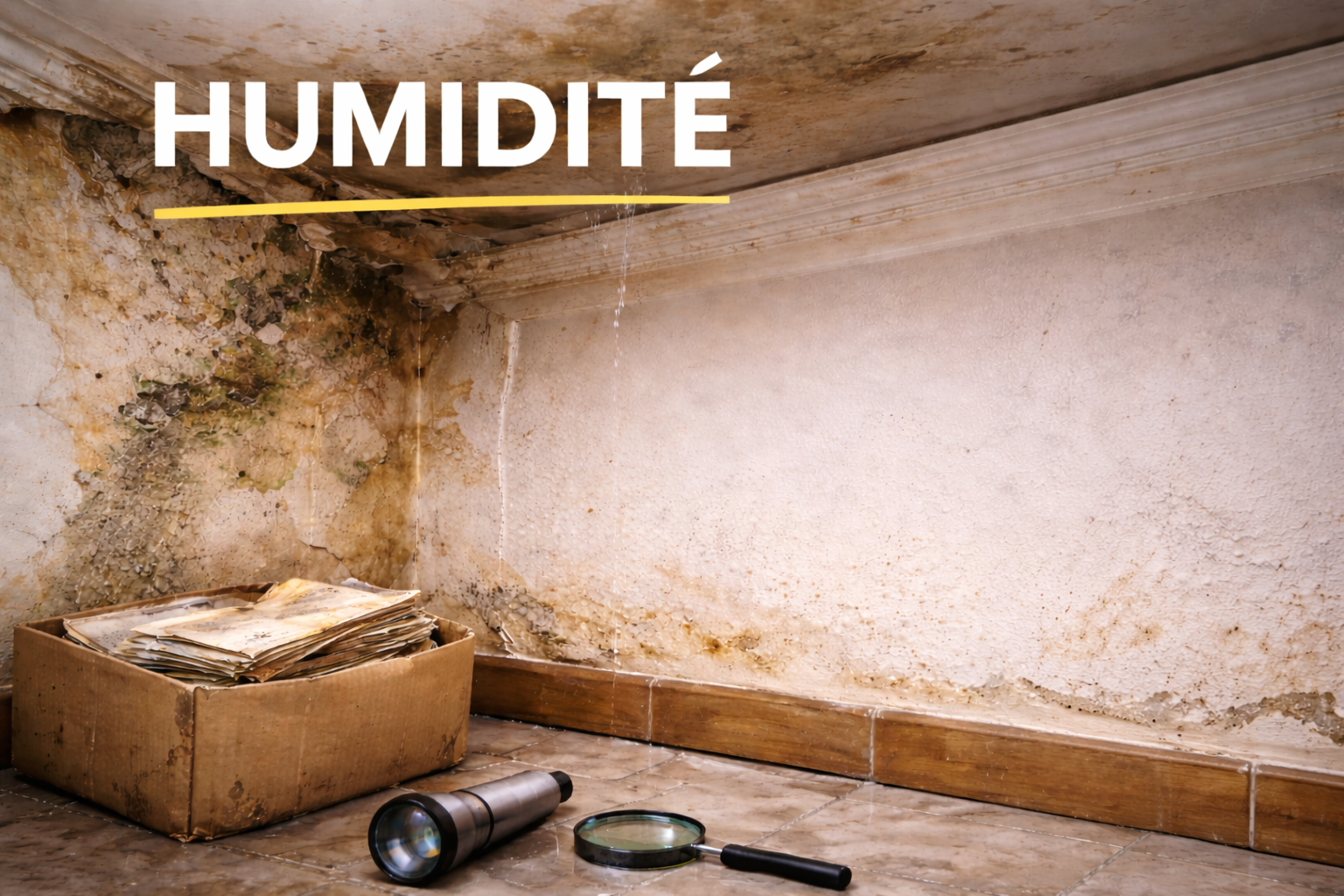 Détection d'humidité avec caméra thermique